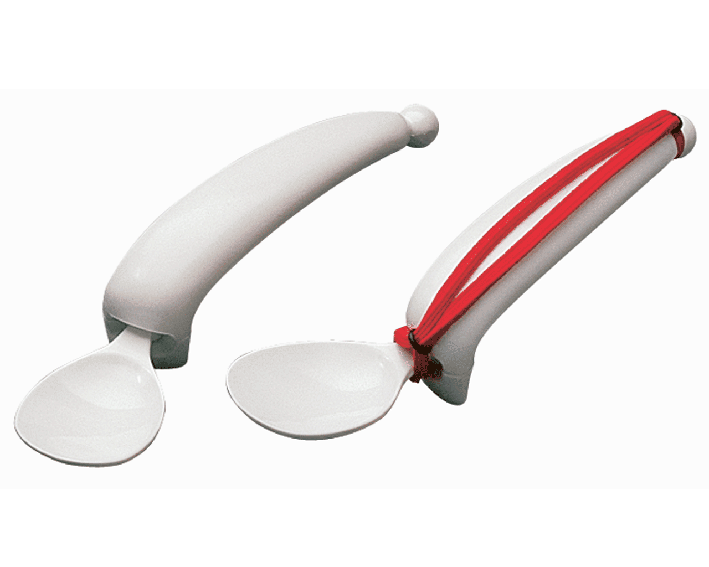 Feed spoon adjustable angled for RIGHT hand ETAC 20 cm for arthritic